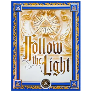 Follow The Light - Illuminated Manuscript